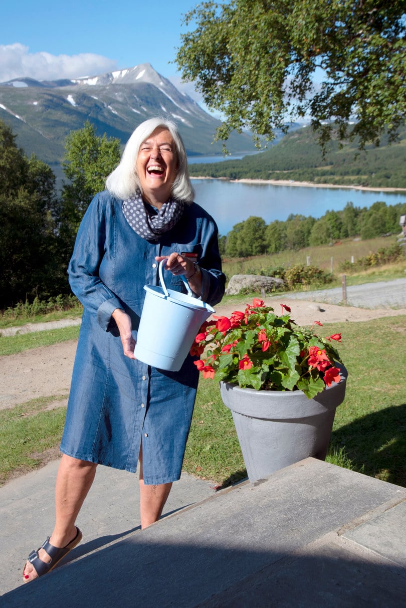 Randi Horghagen, bestyrer og vertinne på Gjevilvasshytta i Trollheimen