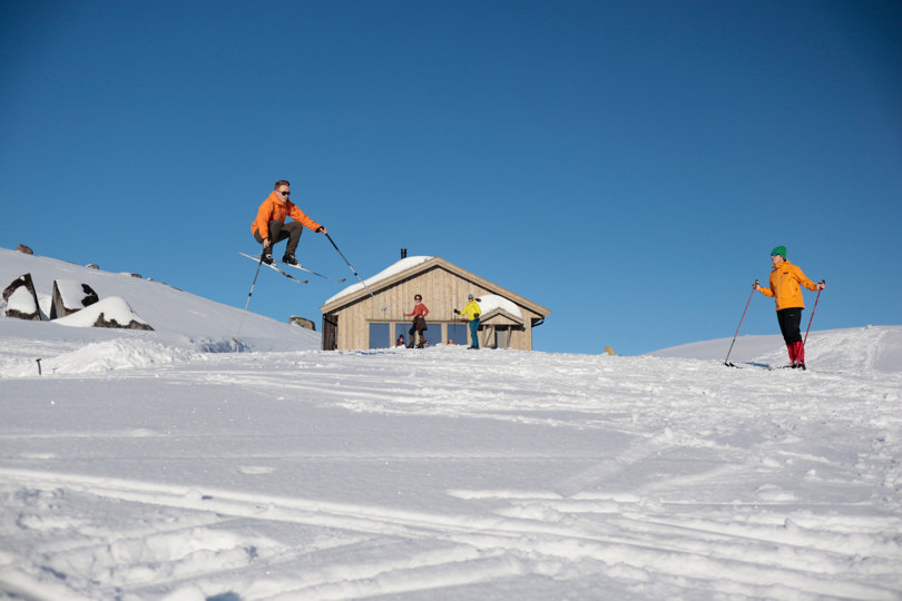 Ungdom på ski